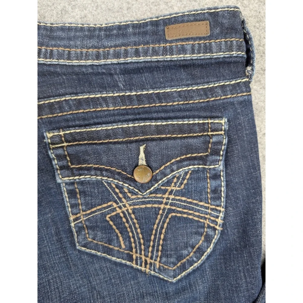 Kut from the Kloth Women Dark Wash Boot Cut Jeans Size 14 Indigo Denim